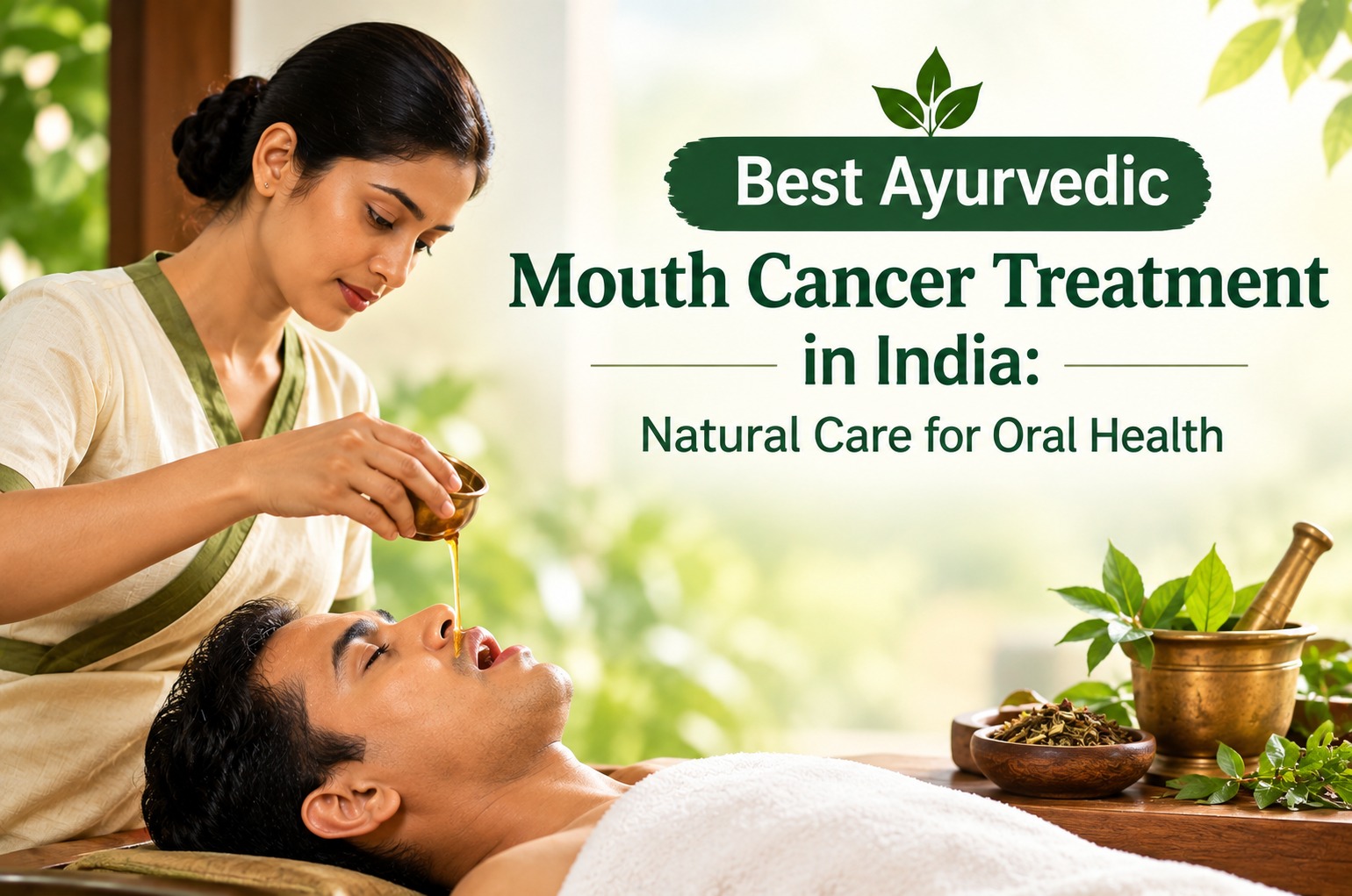 Best Ayurvedic Mouth Cancer Treatment in India: Natural Care for Oral Health